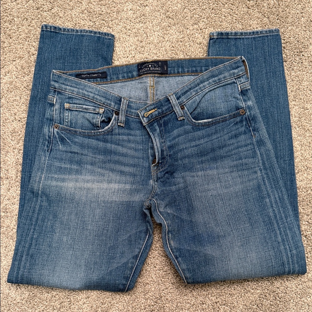 Lucky Brand Women's Blue Straight Leg Jeans